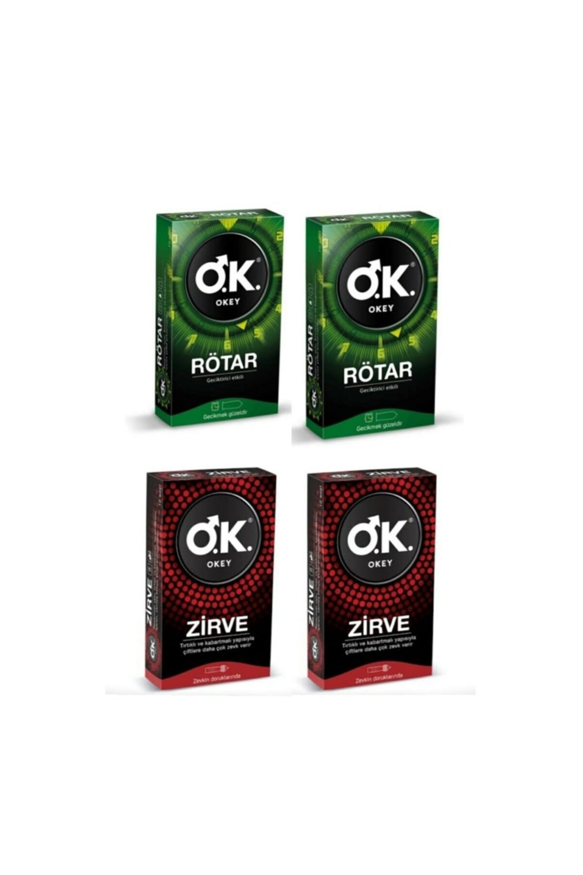 Okey Prezervatif Rötar 20 Li + Zirve 20 Li
