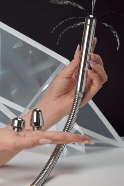 LOVEX Anal Temizlik Ürünü Seti Anüs Temizleme Çelik Duş Başlığı Anal Cleaner Lavman Anal Bölge Temizleyici