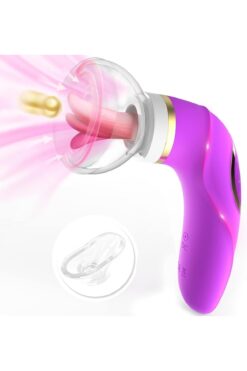Lolita Shop Gerçekçi Dil Yalama Ve Emme Hissiyatı 5 Farklı Dil Dönme Rotasyonlu Ve 8 Farklı Emiş Gücü Vibratör