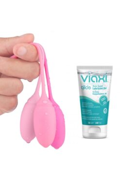 S-HANDE Farklı Ağırlıklara Sahip Kegel Egzersiz Top Seti+ Jel