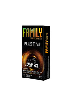 YAŞARLAR FAMILY KAYGANLAŞTIRICILI PREZERVATİF PLUS TIME ALOE VERA UZUN YOL 12'li 1 ADET