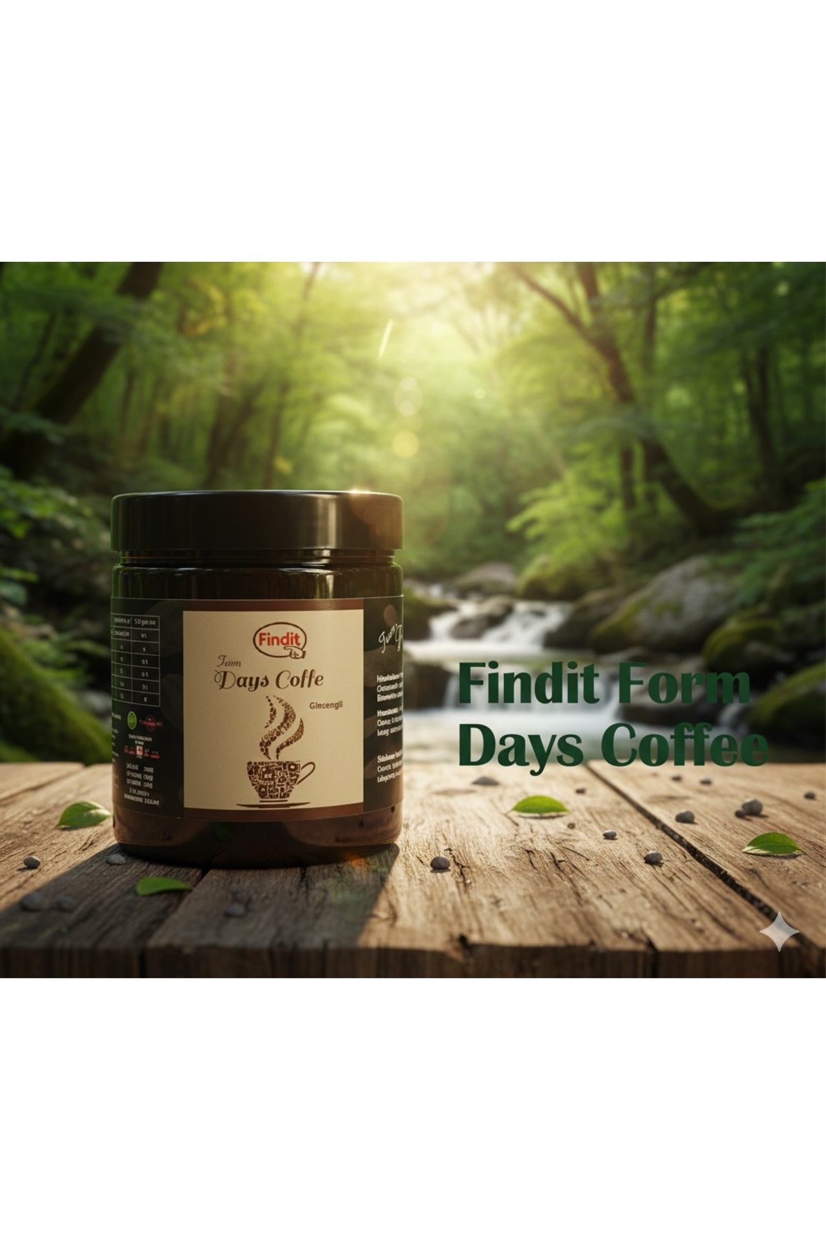 Findit Form Dayss Coffee-Ginsengli 100 gr - Görsel 2