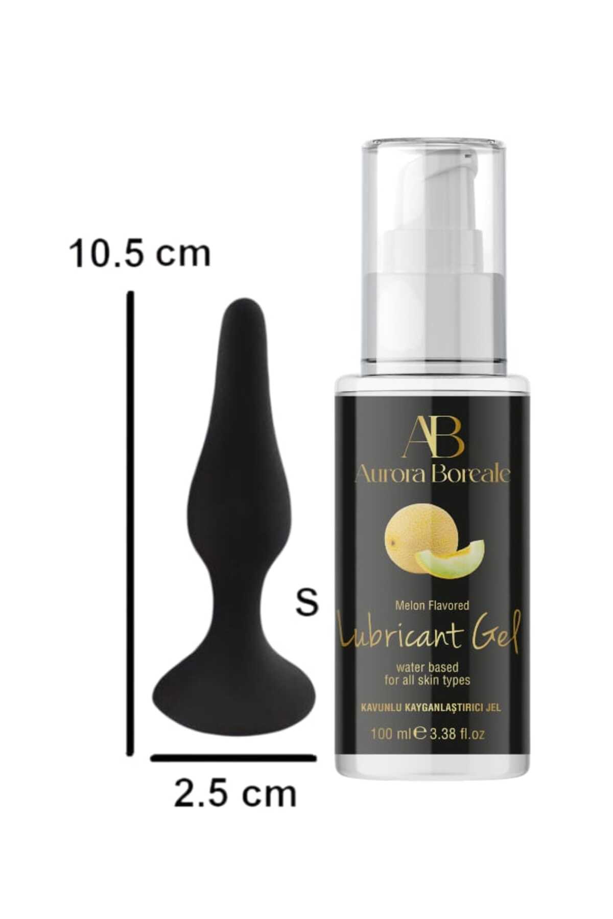 AuroraBoreale Kavunlu 100 ML Kayganlaştırıcı Jel S Beden Plug