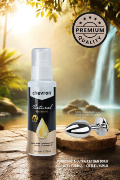 megaw Kayganlaştırıcı Jel & Metal Anal Plug 7CM Kesesi ile Birlikte