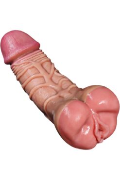 Lolita Shop Tamamen Gerçekçi Et Dokusuna Sahip Ten Hissiyatında Kalın Anal Mastürbatör Ve Penis Kılıfı