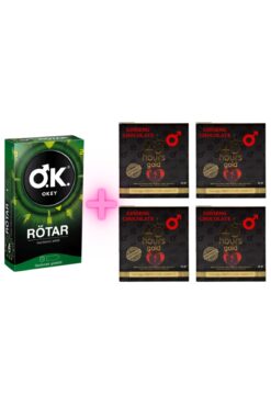 Nitro Ok Rötar 10'lu Prezervatif 48 Hours Çikolata 4 Adet