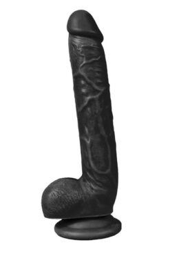 Lolita Shop Vantuzlu Testisli 28 Cm Et Dokusunda Birebir Gerçekçi Zenci Realistik Penis Dildo