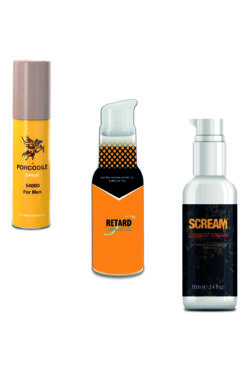 Porcodile Sprey - Scream Gross Mann Krem Ve Retard Glide Kayganlaştırıcı Jel