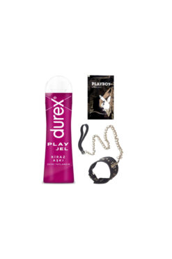Durex Kiraz Aşkı 50 ml Jel + Siyah Deri Tasma + Hediye