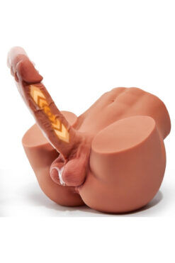 DB-LOTUS EROTİK SHOP Gerçekçi İleri Geri Haraketli Titreşimli 5 Kg Kalça Vajina Dildo Mastürbatör