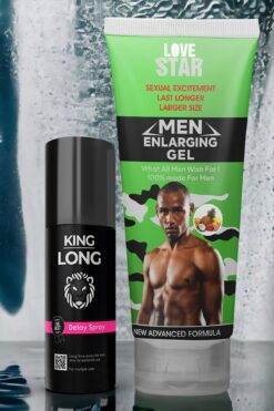 Love Star Almanya Kalitesiyle: 50 ml Büyütücülü Krem ve 16 ml Sprey