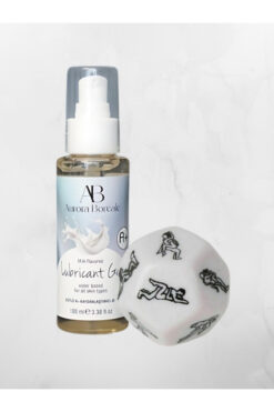 AŞKIN DEPOSU AŞKINDEPOSU Aurora Boreale Anal A+ Sütlü Kayganlaştırıcı Jel 100ml 12 Farklı Pozisyon Zar Set