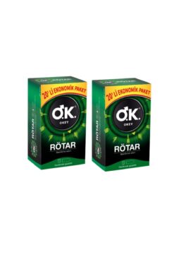 Okey Rötar 20'li Prezervatif X2 Adet