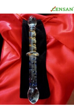 Censan Çift Taraflı Cam Dildo