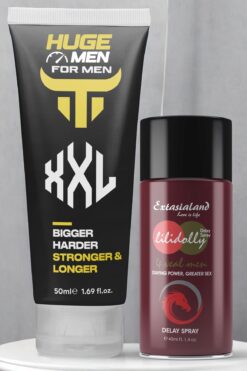 HUGE MEN 50ml Geciktiricili ve 45ml Büyütücülü Ürünle Ön Plana Çıkın