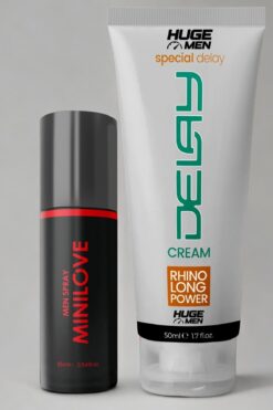 HUGE MEN Doğal İçerikli Set Penis Büyütücülü ve Geciktiricili Etkili 16 ml Sprey