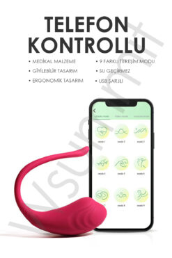 Wsummıt 01 Telefon Kontrollü Şarjlı Giyilebilir G Nokta Ve Klitoris Uyarıcı Titreşimli Sessiz Mini Vibratör