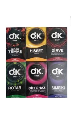 titumarket Okey 60'lı Karışık Set 6 Paket 6 Paket [60 Adet] Gizli Gönderim Sağlıkcı Marketim