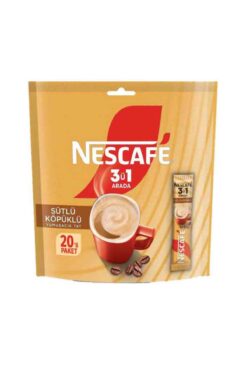 Nescafe Nescafé 3ü1 Arada Sütlü Köpüklü Çözünebilir Kahve 17,4g 20'li paket 348GR