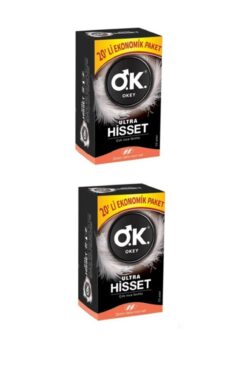 Okey Ekstra Ince Ultra Hisset 20'li 2 Adet