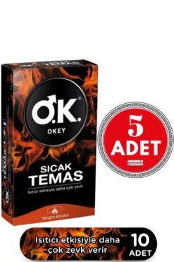 Okey Prezervatif Sıcak Temas 10'lu 5 Adet
