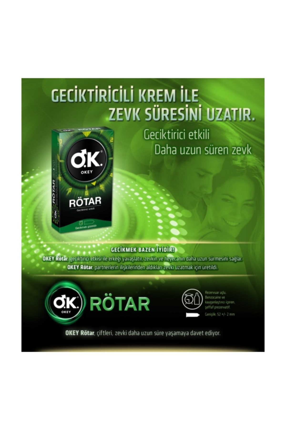 Okey Rötar Prezervatif 10lu