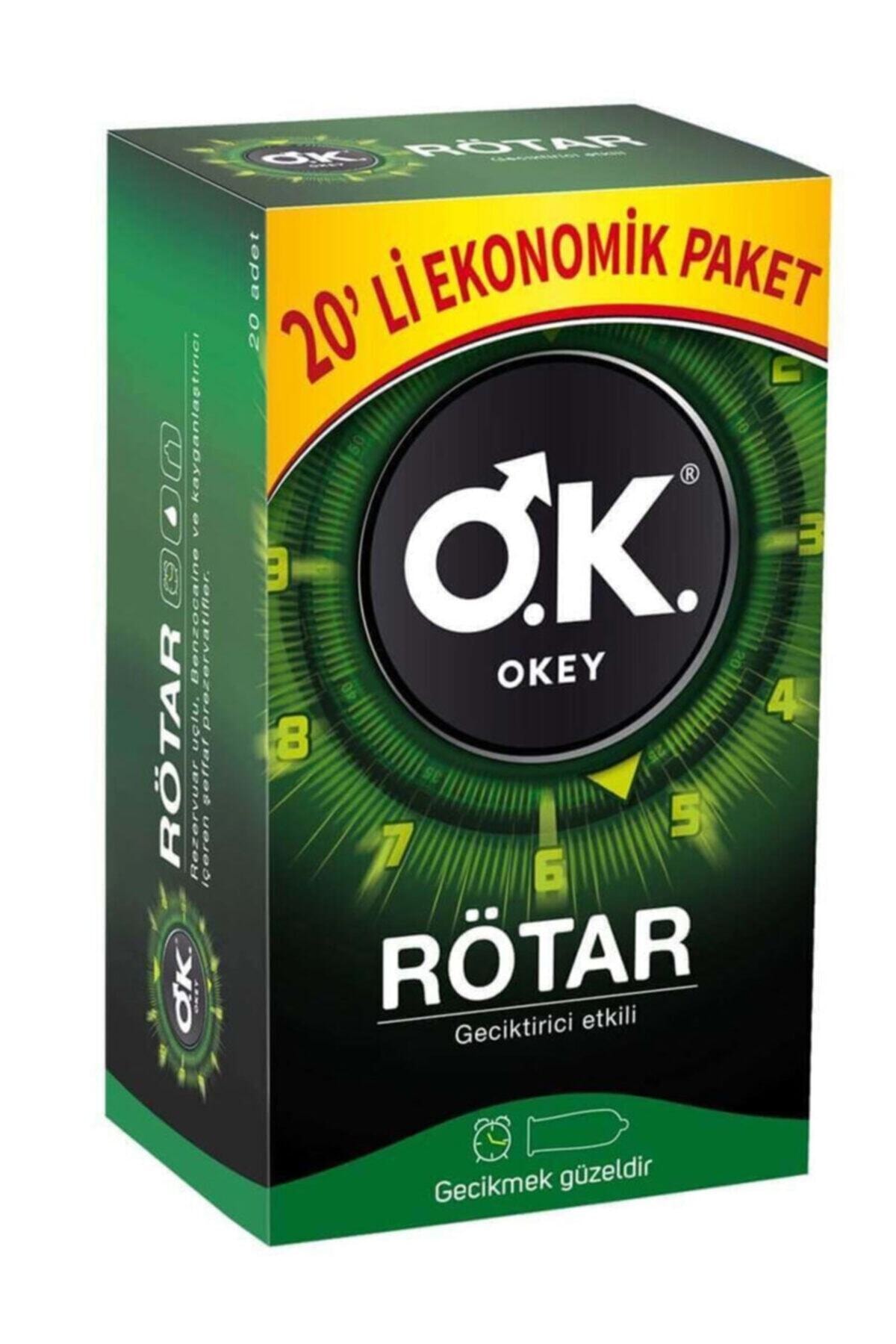 Okey Prezervatif Rötar 20´li x 2 Paket