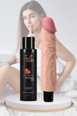 FixCla Kayganlaştırıcı Jel Natural Çilekli 125 ml & Yayo Vibratör