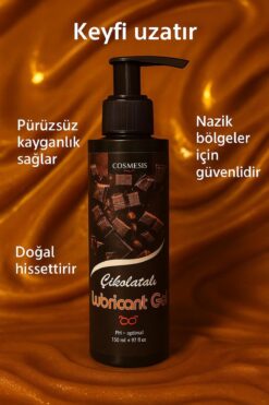 COSMESİS Çikolata Tadıyla Doğal Su Bazlı Lubricant jel 150ml