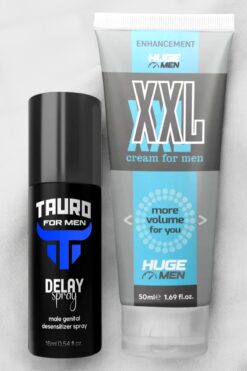 HUGE MEN Muhteşem Set Penis Büyütücülü ve Geciktiricili Etkili 16 ml Sprey