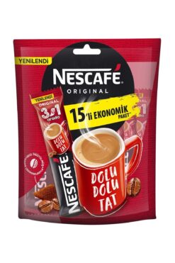 Nescafe Original 3'ü 1 Arada Hazır Kahve 15 Li