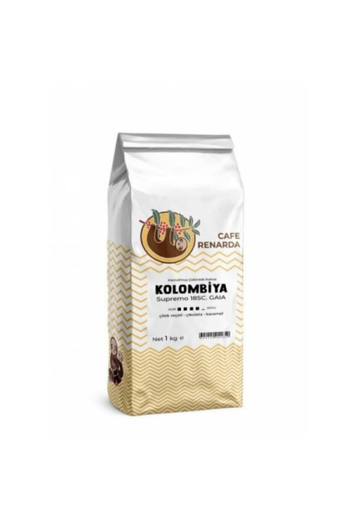 Kahve Café Renarda Kolombiya Supremo Kavrulmuş Çekirdek 1 Kg