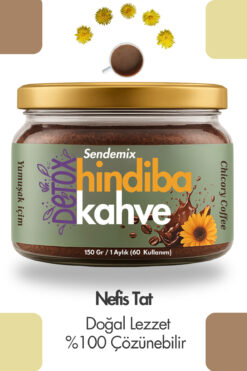 Sendemix Hindiba Kahvesi Premium Detox Kahve 1 Aylık (60 Kullanım) 150g