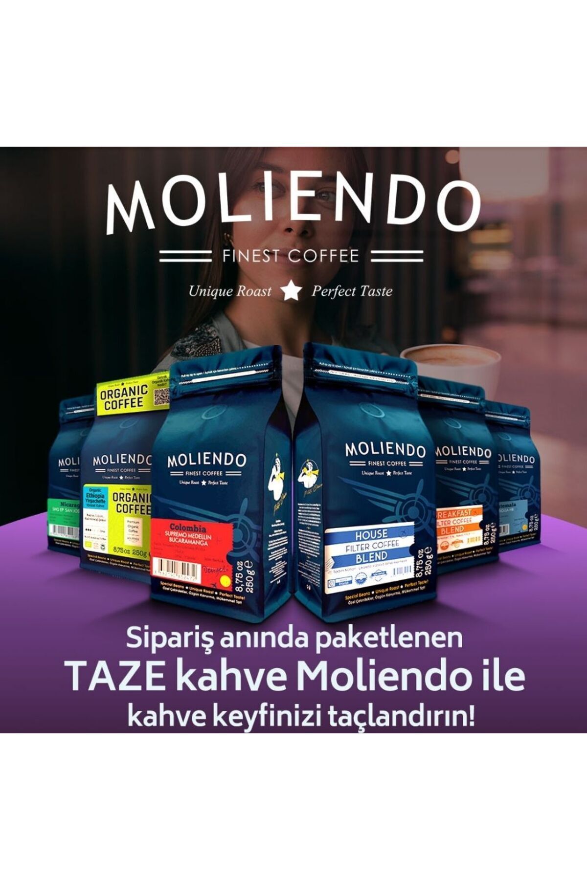 Moliendo Finest Coffee Alüminyum Kapsül Kahve No:8 Avantaj Paketi (40 Adet Nespresso Uyumlu Alüminyum Kapsül Kahve) - Görsel 3