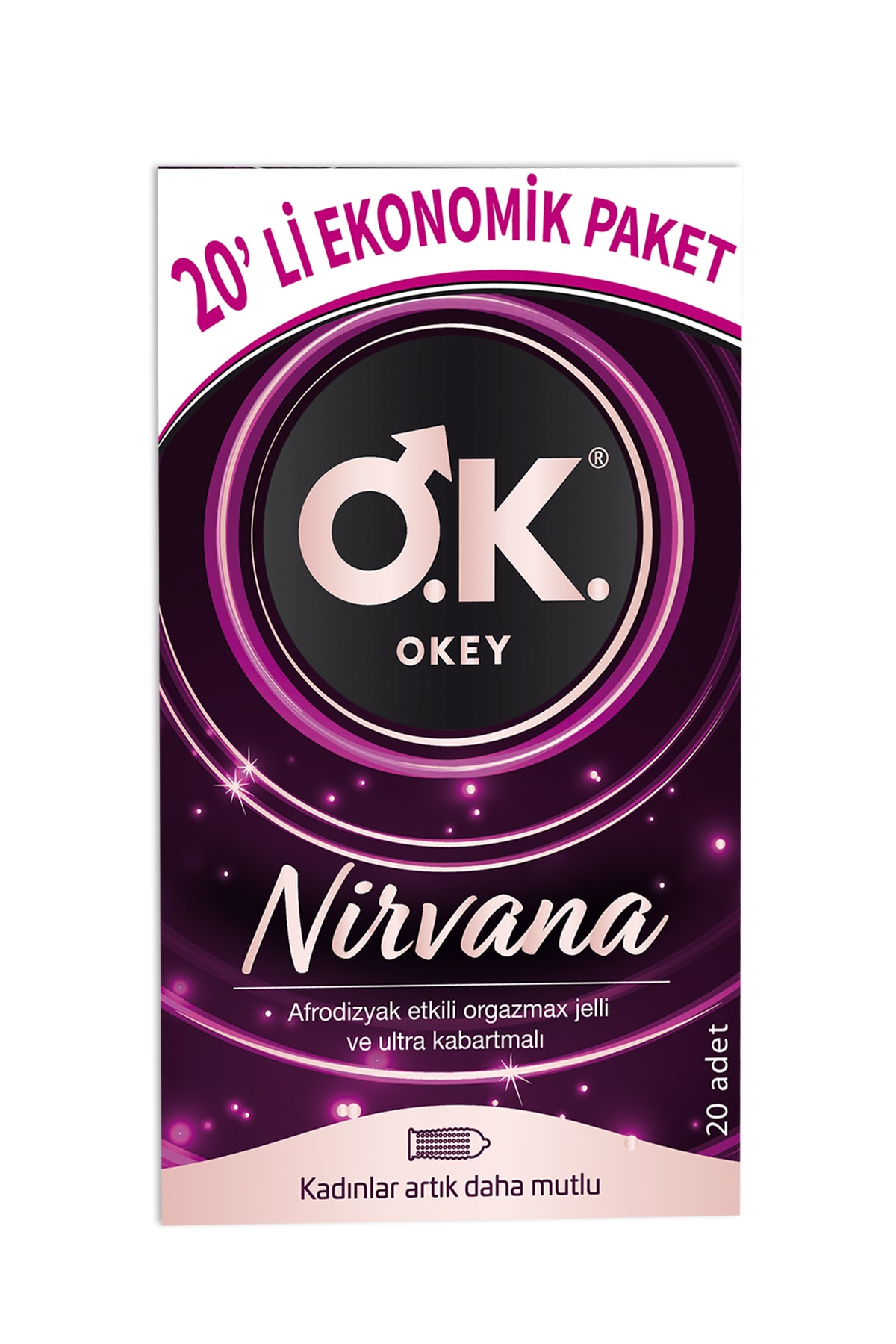 Okey Nirvana Prezervatif 20'li Prezervatif - Görsel 2