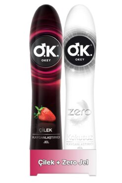 Okey Çilek Kayganlaştırıcı Jel 100 ml Zero Kayganlaştırıcı Jel 100 ml