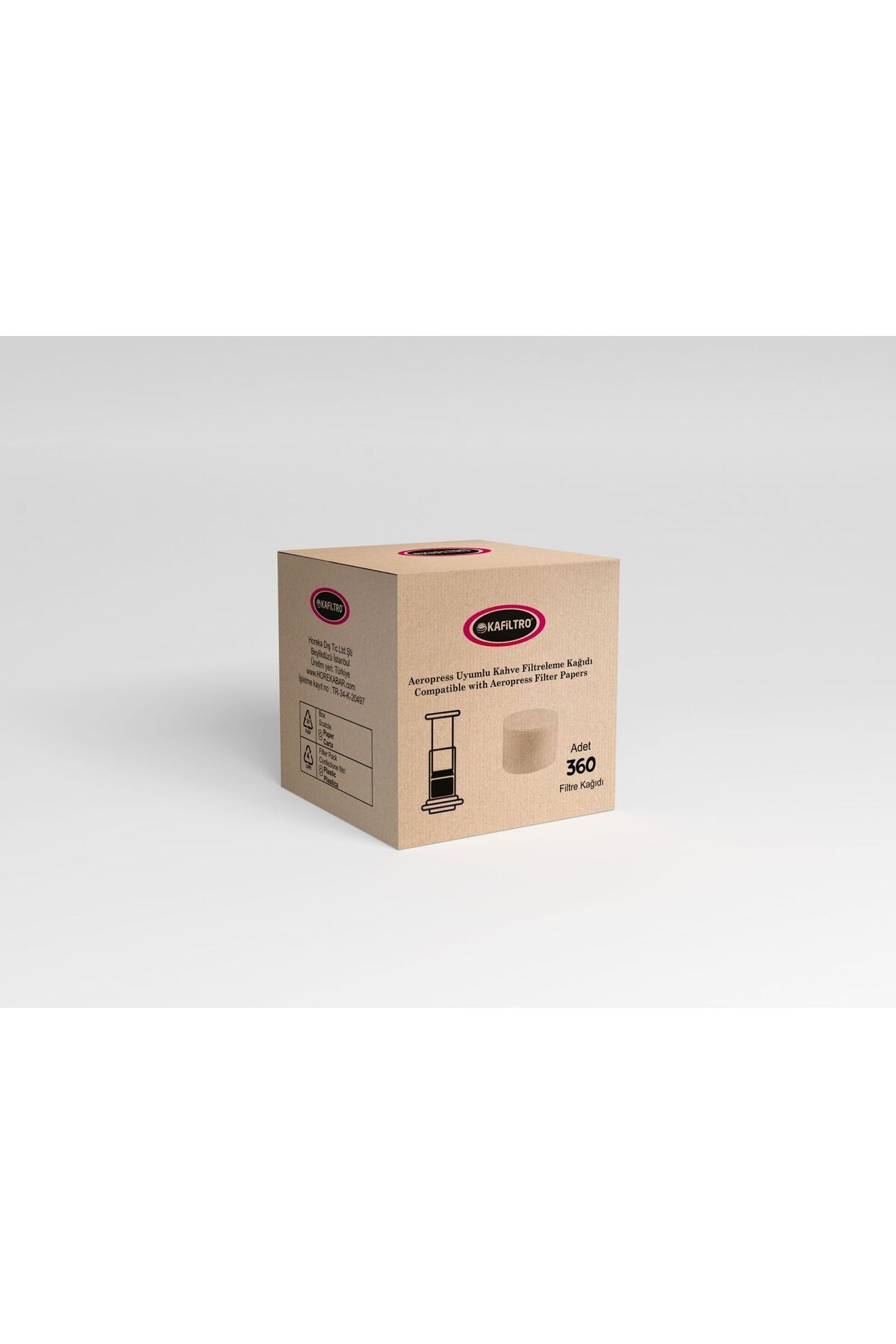 Kafiltro Aeropress Uyumlu Kahve Filtresi 360ad.