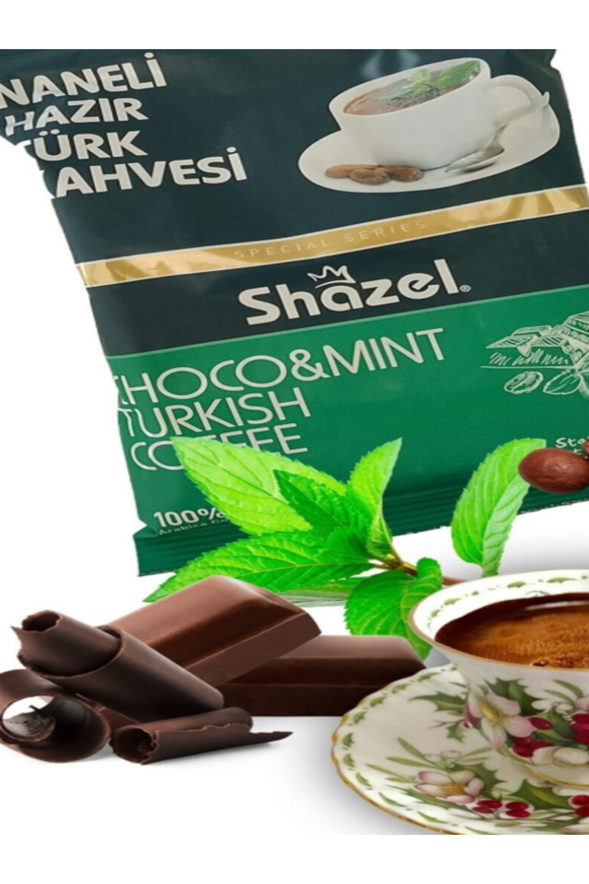 Shazel NANELİ HAZIR TÜRK KAHVESİ 100 g 2' li paket - Görsel 2