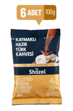 Shazel Kaymaklı Hazır Türk Kahvesi Özel Seri 100 G X 6 Adet (AROMALI)