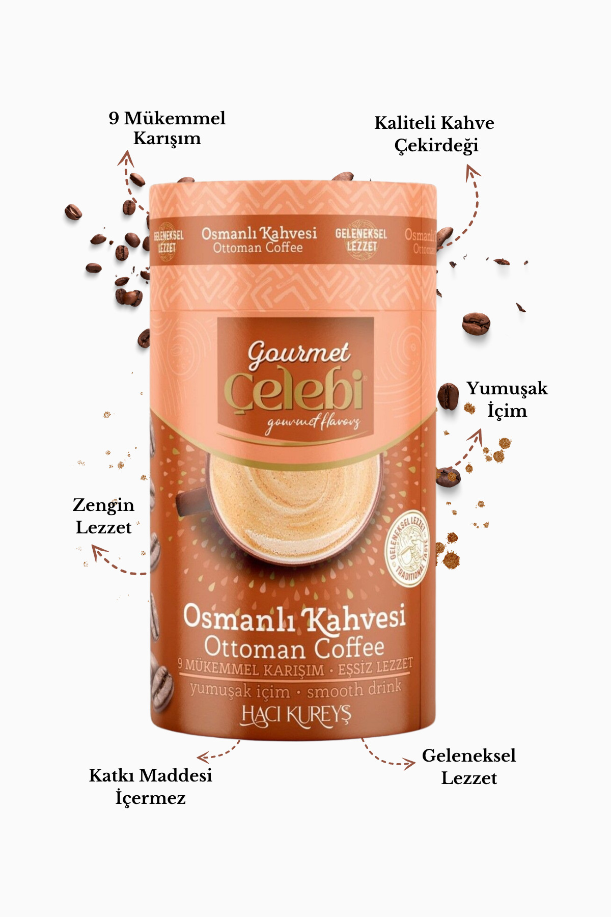 gourmet çelebi Osmanlı Kahvesi 250 gr 250 Gr - Görsel 2