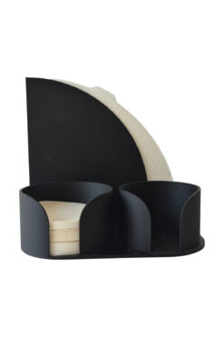 Shapy Filtre Kahve Kağıdı Tutucu Stand Siyah - V60 - Aeropress - 1x4 Filtre - 1x2 Filtre