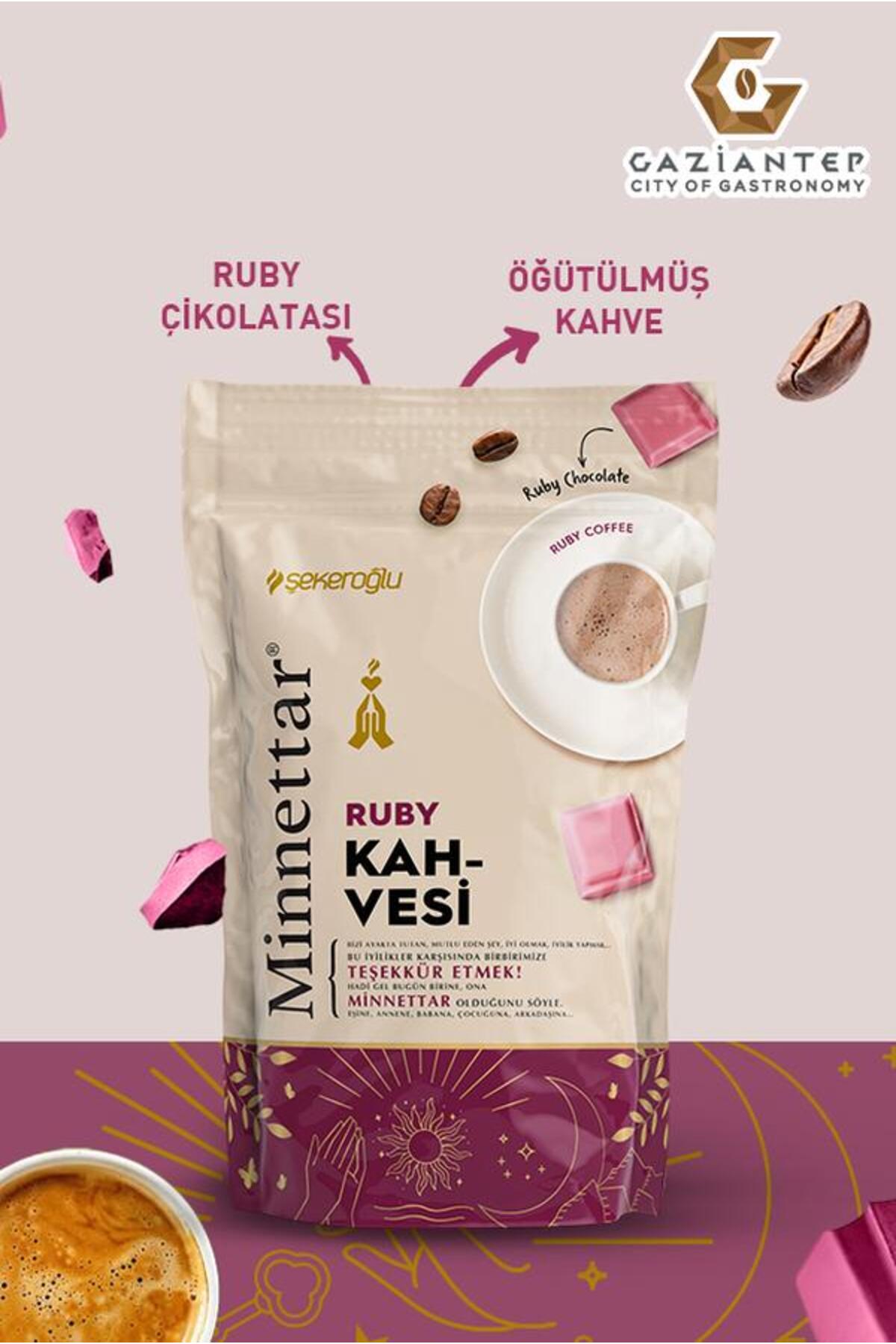 Şekeroğlu Minnettar Ruby Çikolatalı Kahve 2 X 165 gr ( 2 Paket ) - Görsel 2