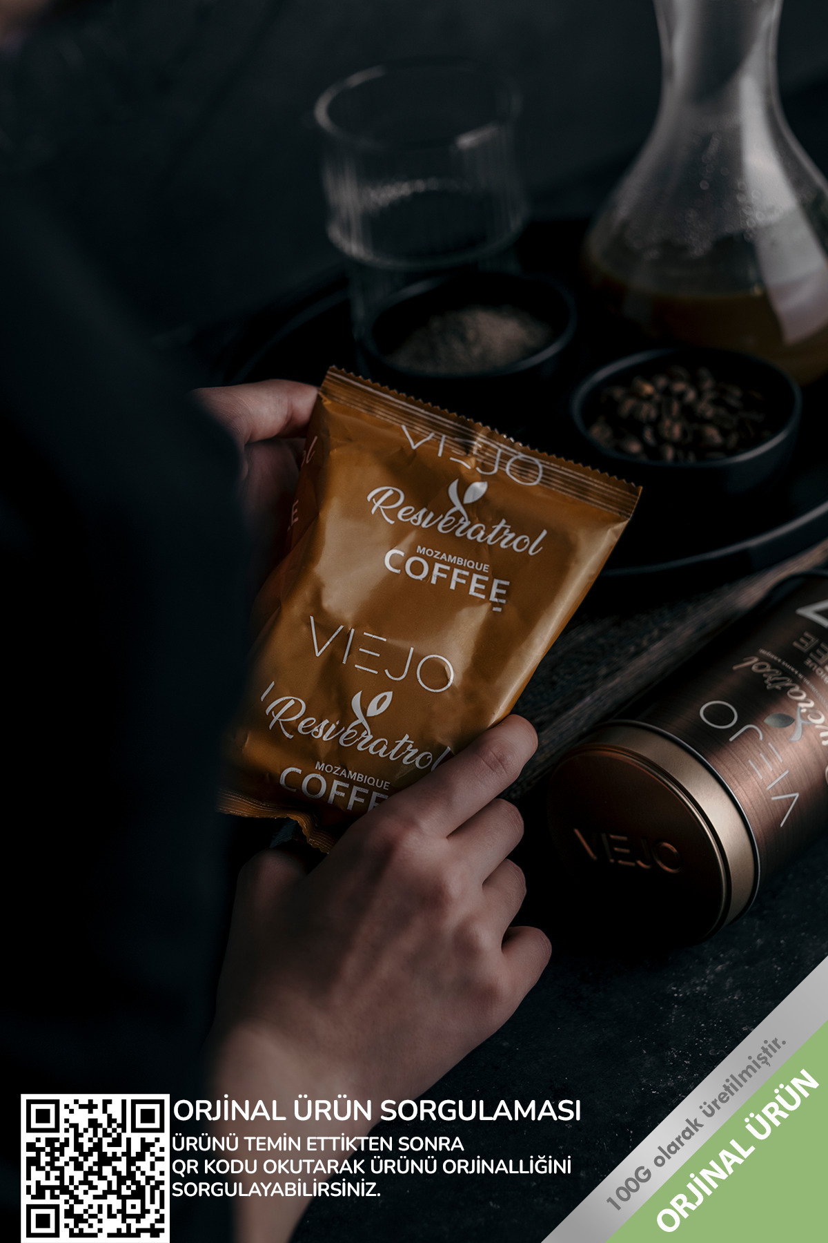 Viejo 3 Adet - Resveratrol Içeren Mozambik Kahvesi - Görsel 2