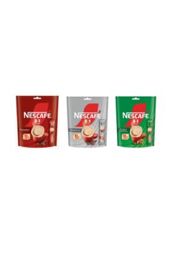 Nescafe 3ü 1 Arada 10 lu Paket 2si 1 Arada 10'lu Paket 3ü 1 Arada Fındık Aromalı 10lu Paket 3 lü Set