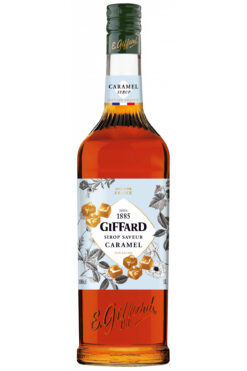 Giffard Karamel (Caramel) Şurubu 1 L – Premium Karamel Aromalı Kokteyl & İçecek Şurubu