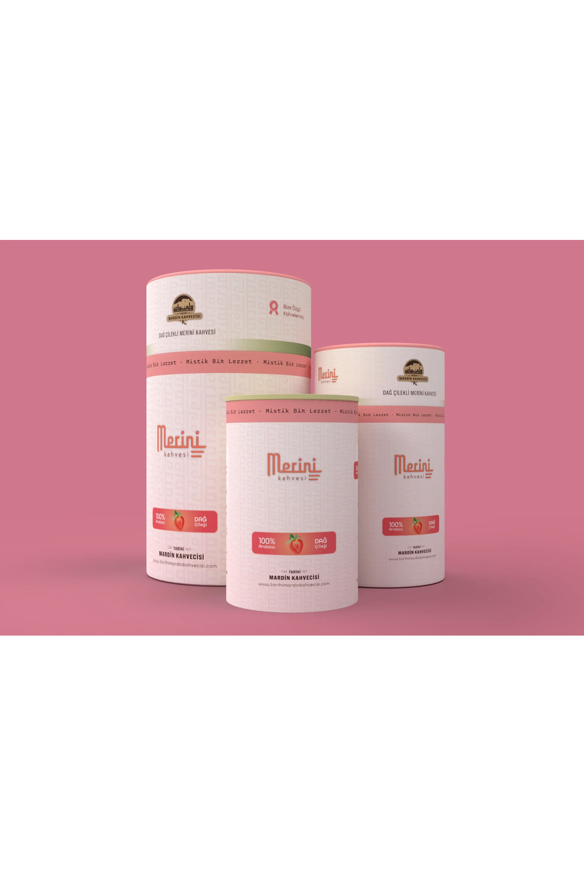 Tarihi Mardin Kahvecisi Dağ Çilekli Merini 2 Adet 400 Gram Toplam 800 Gram Doğal Mardin Dağ Çilekli Kahve