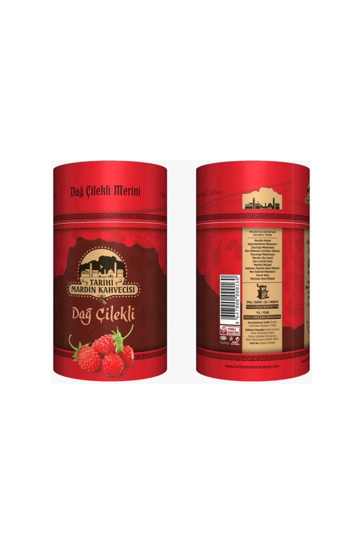 Tarihi Mardin Kahvecisi Dağ Çilekli Merini 2 Adet 400 Gram Toplam 800 Gram Doğal Mardin Dağ Çilekli Kahve - Görsel 2