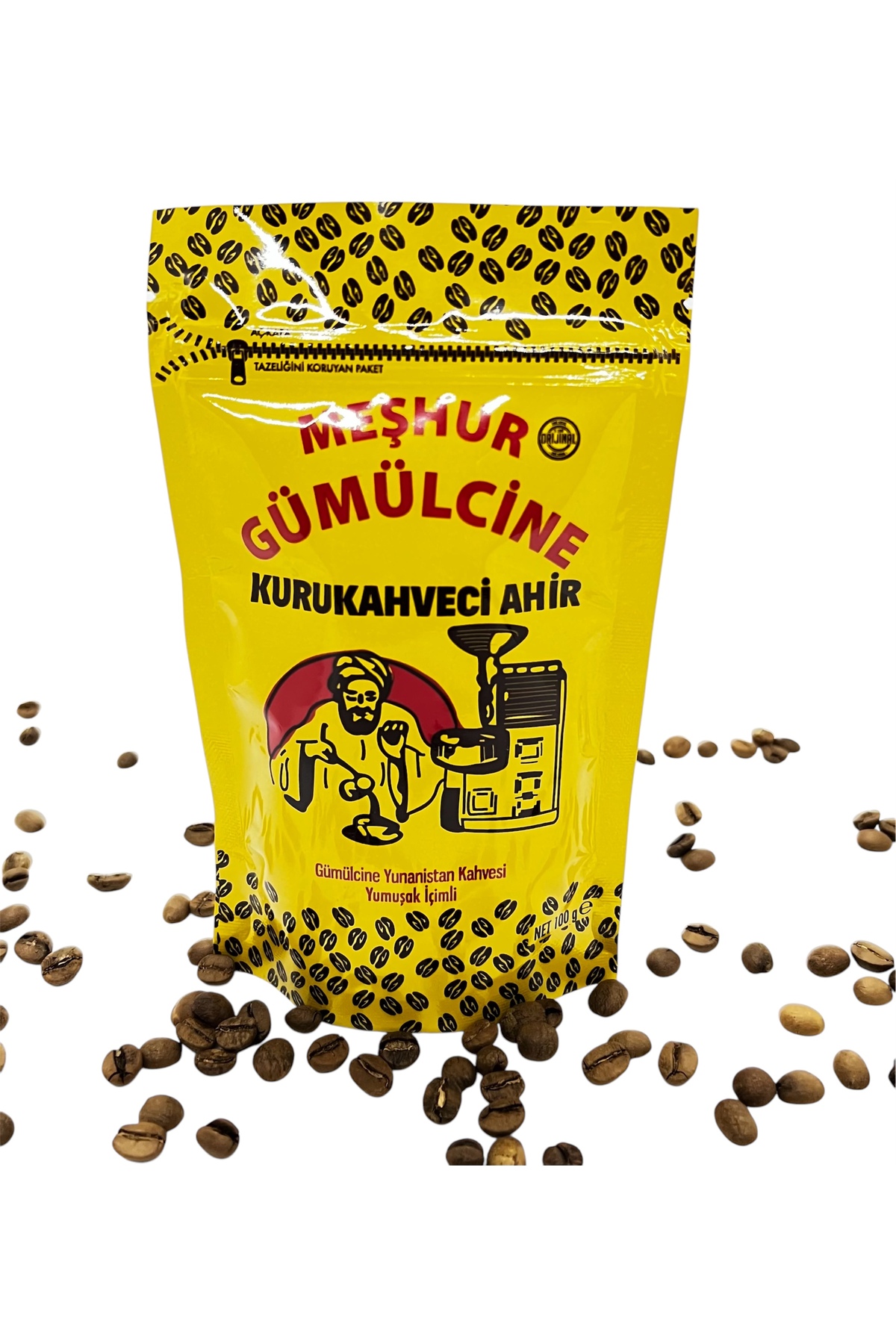 meşhur gümülcine kurukahveci AHİR Gümülcine Kurukahveci Ahir 100gr (10 ADET 1 KG) - Görsel 3