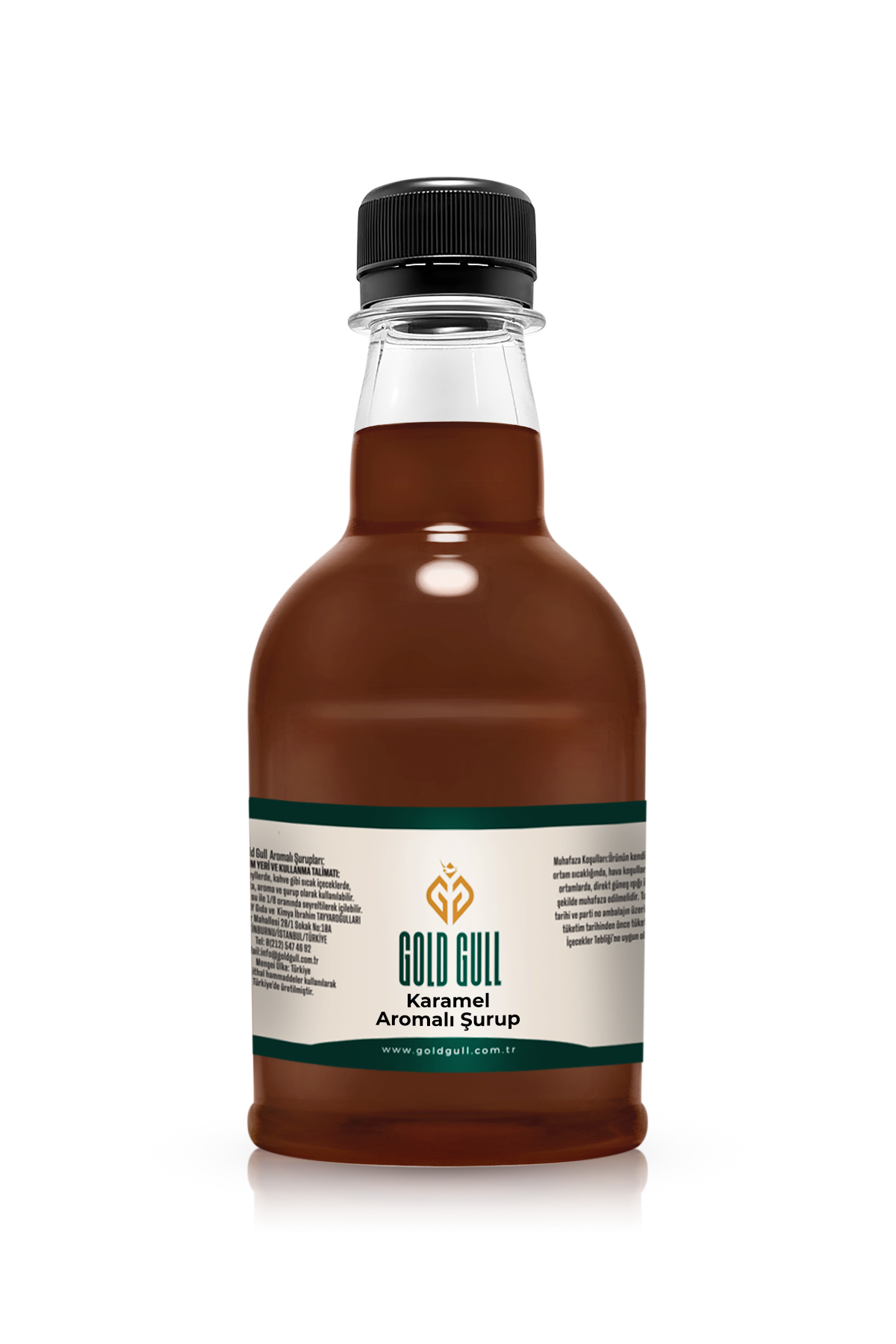 gold gull Beyaz Çikolata & Karamel Aromalı Kahve & Meyve Şurubu 2 X 300 ml. - Görsel 3