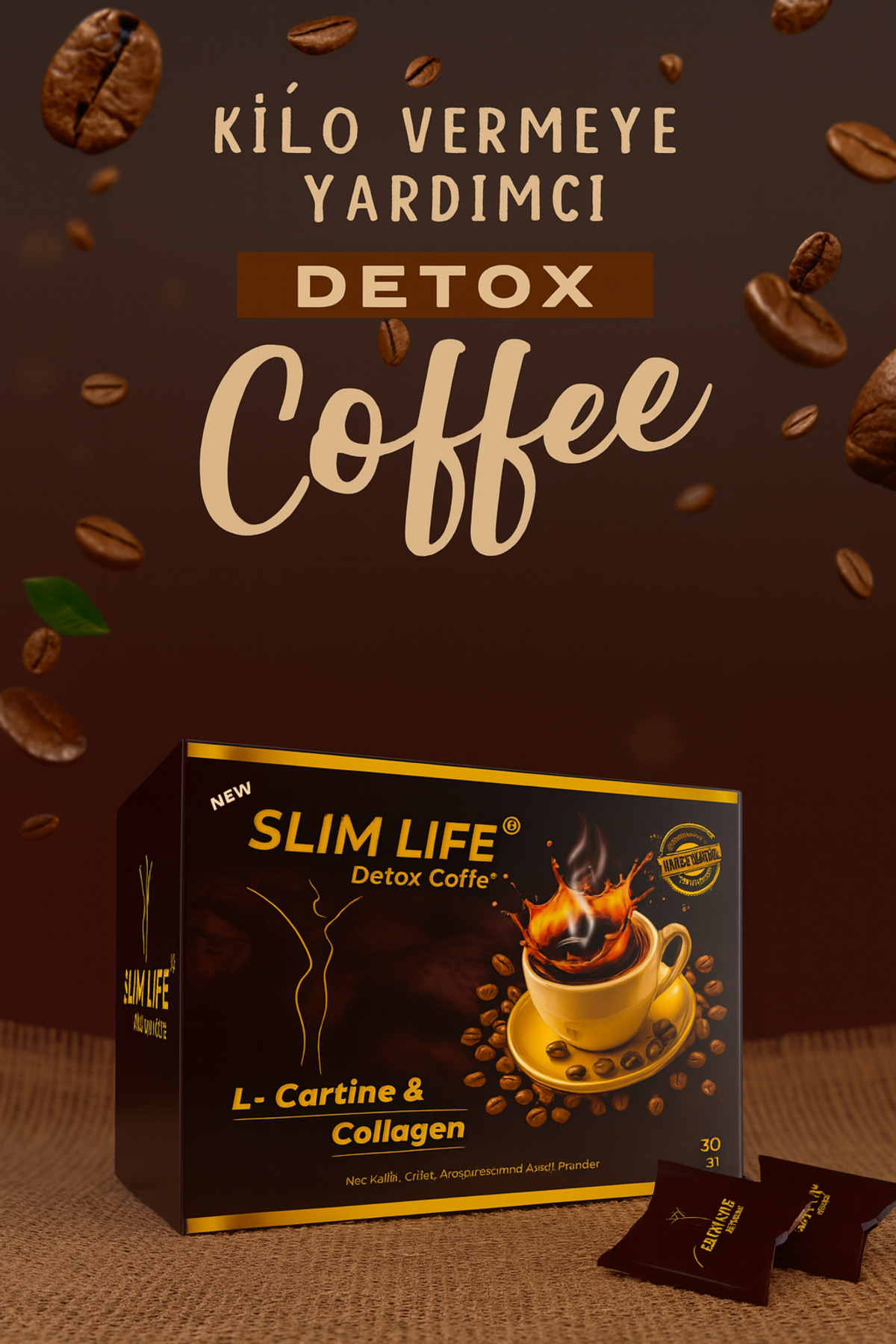 Slim Life Detox Coffee 30 şase Bitkisel Kahvesi